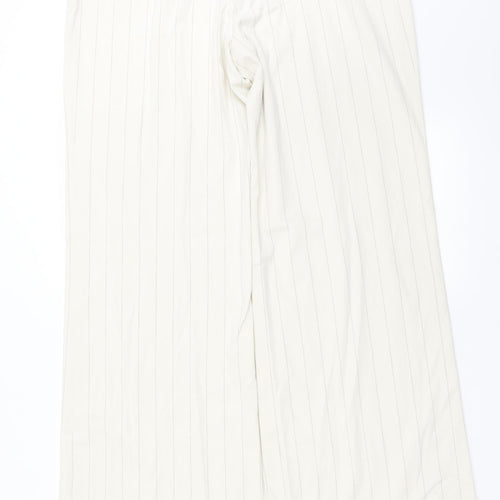 H&M Womens Ivory   Trousers  Size 16 L26 in