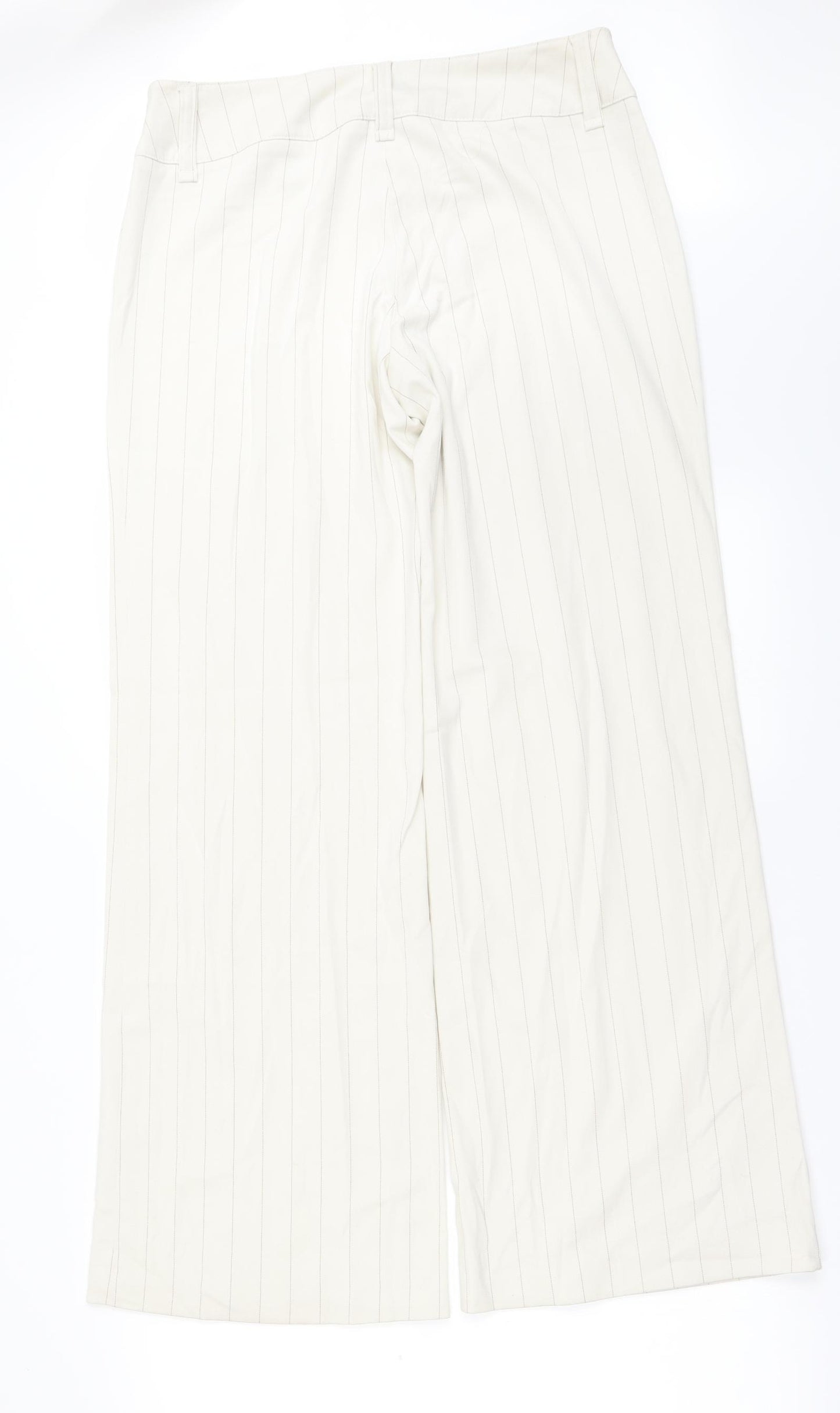 H&M Womens Ivory   Trousers  Size 16 L26 in
