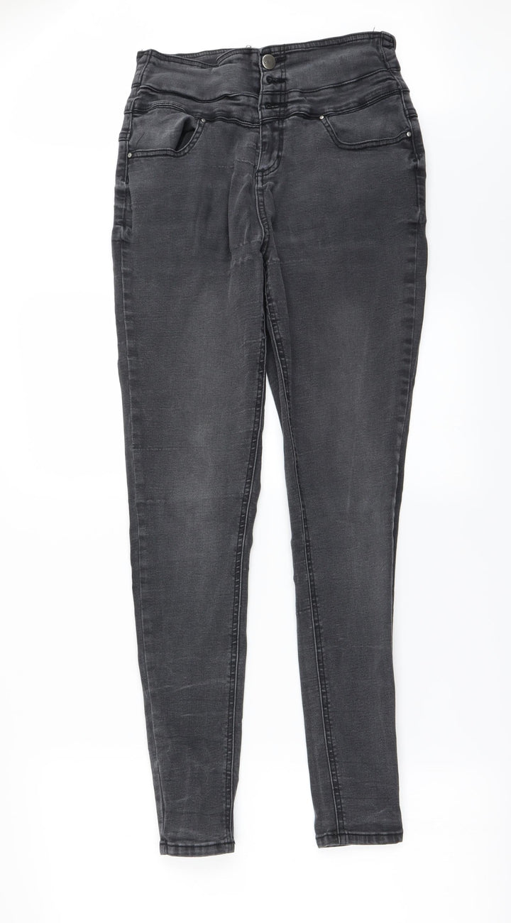 Very Womens Beige   Skinny Jeans Size 12 L28 in