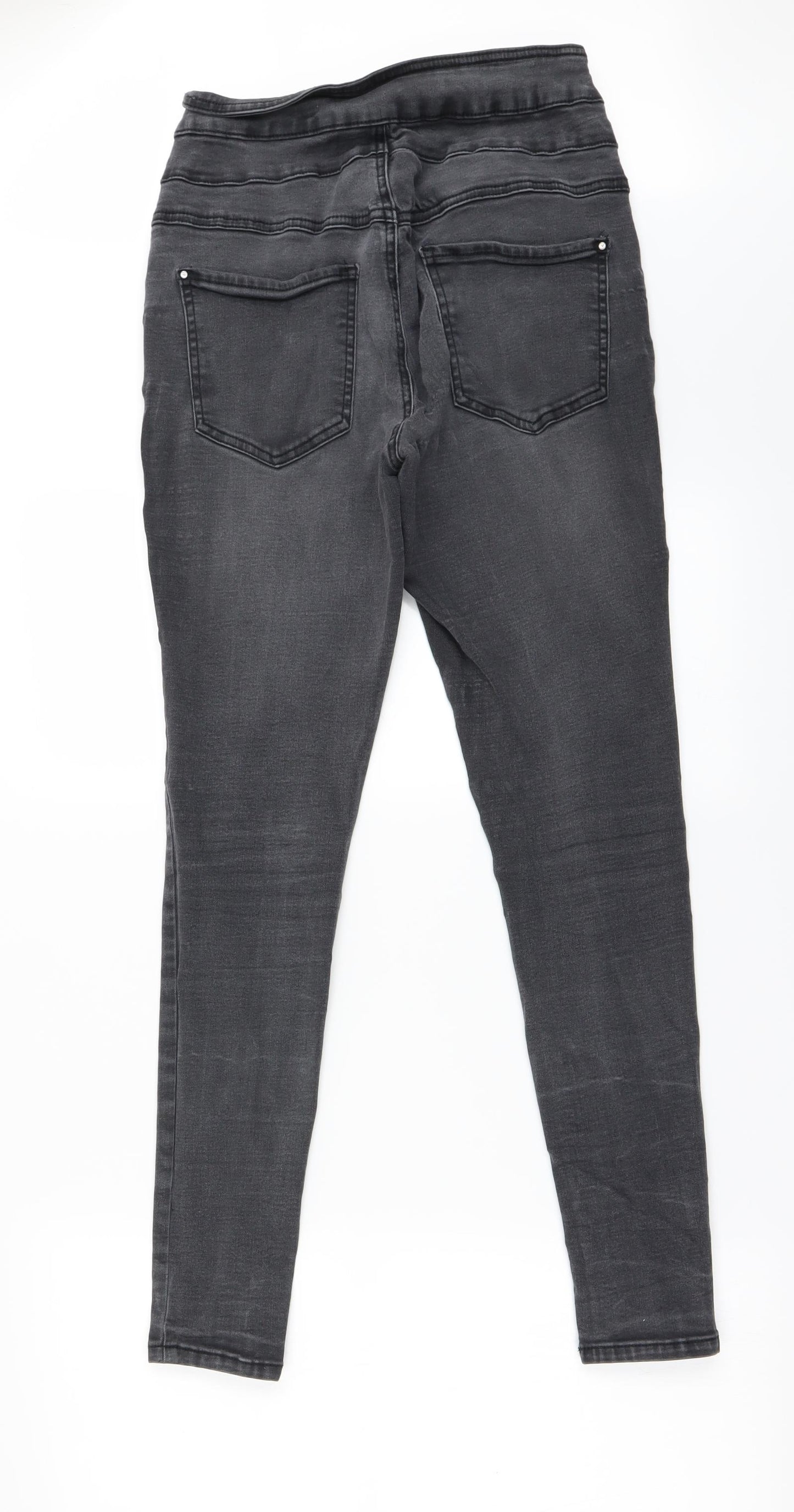 Very Womens Beige   Skinny Jeans Size 12 L28 in