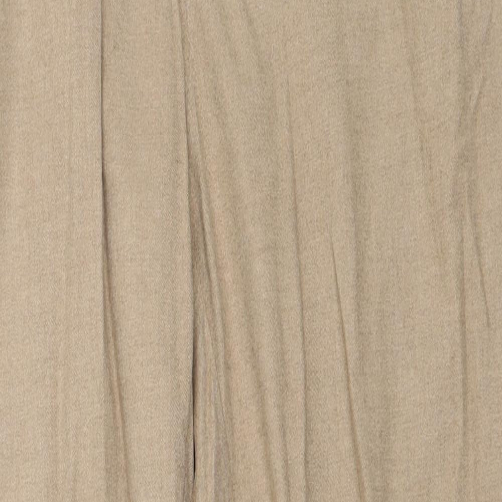 H&M Womens Beige   Trousers  Size 12 L25 in