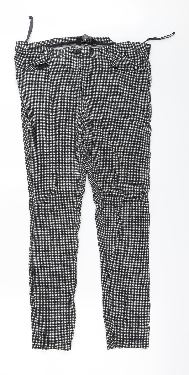 Dorothy Perkins Womens Grey   Trousers  Size 14 L26 in