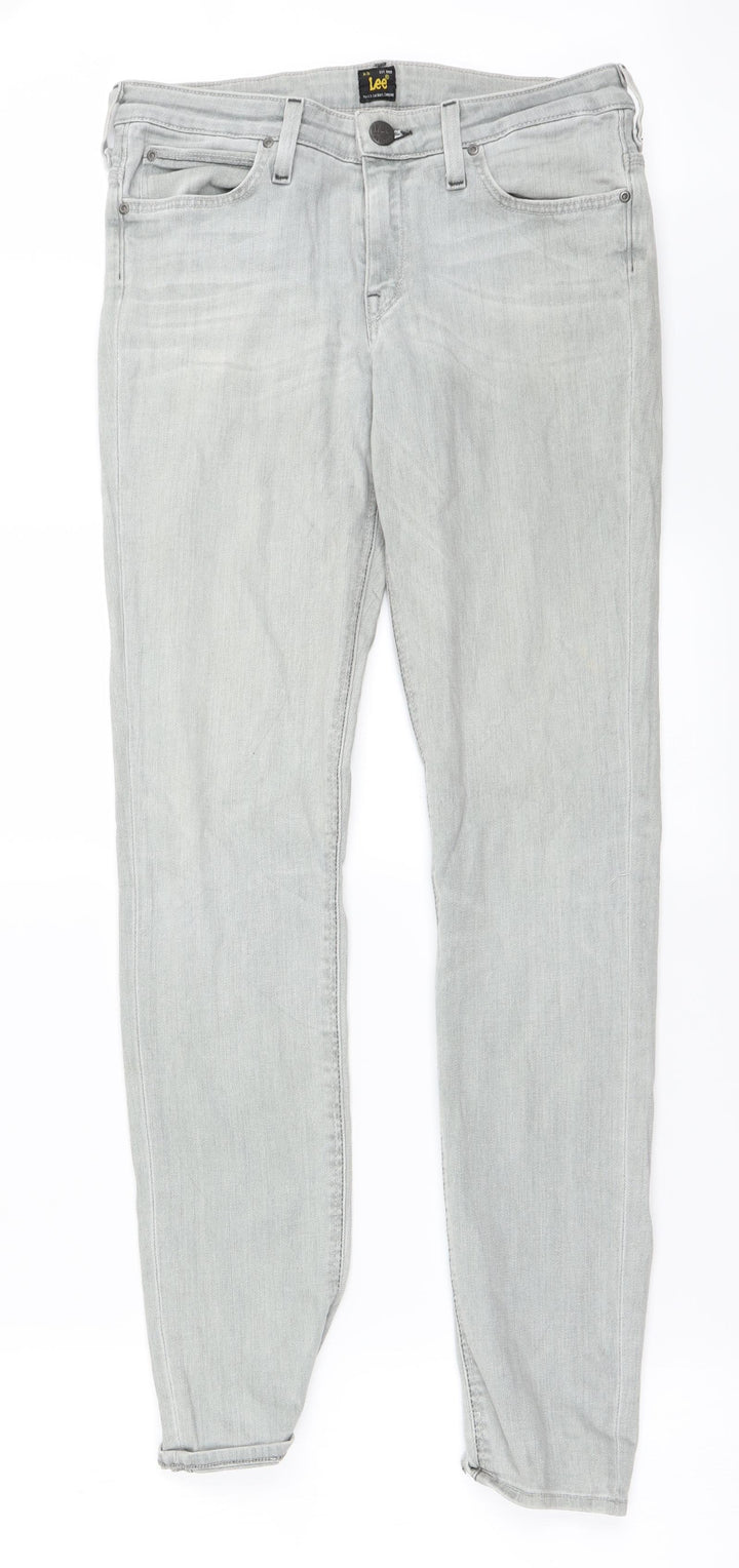 Preworn Womens Ivory   Straight Jeans Size 30 in L28 in