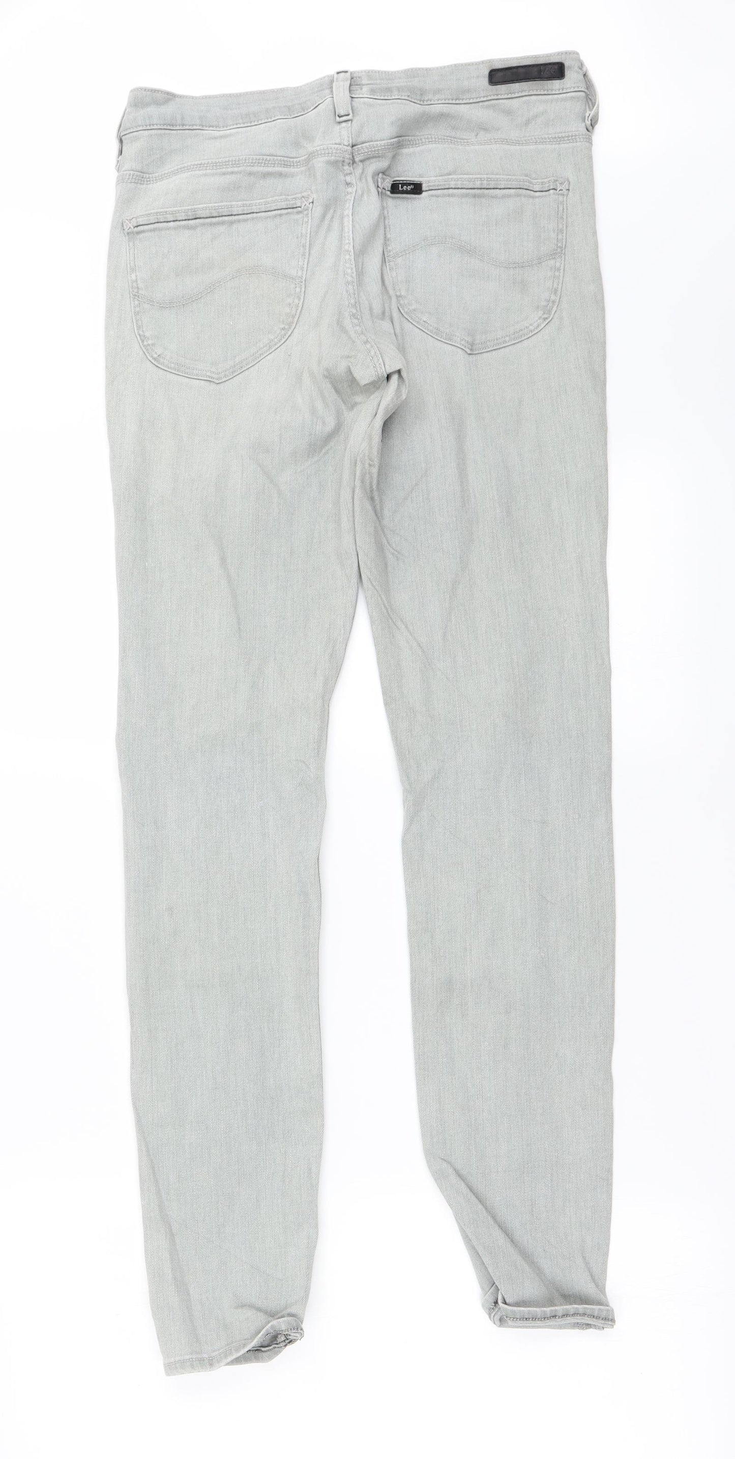 Preworn Womens Ivory   Straight Jeans Size 30 in L28 in