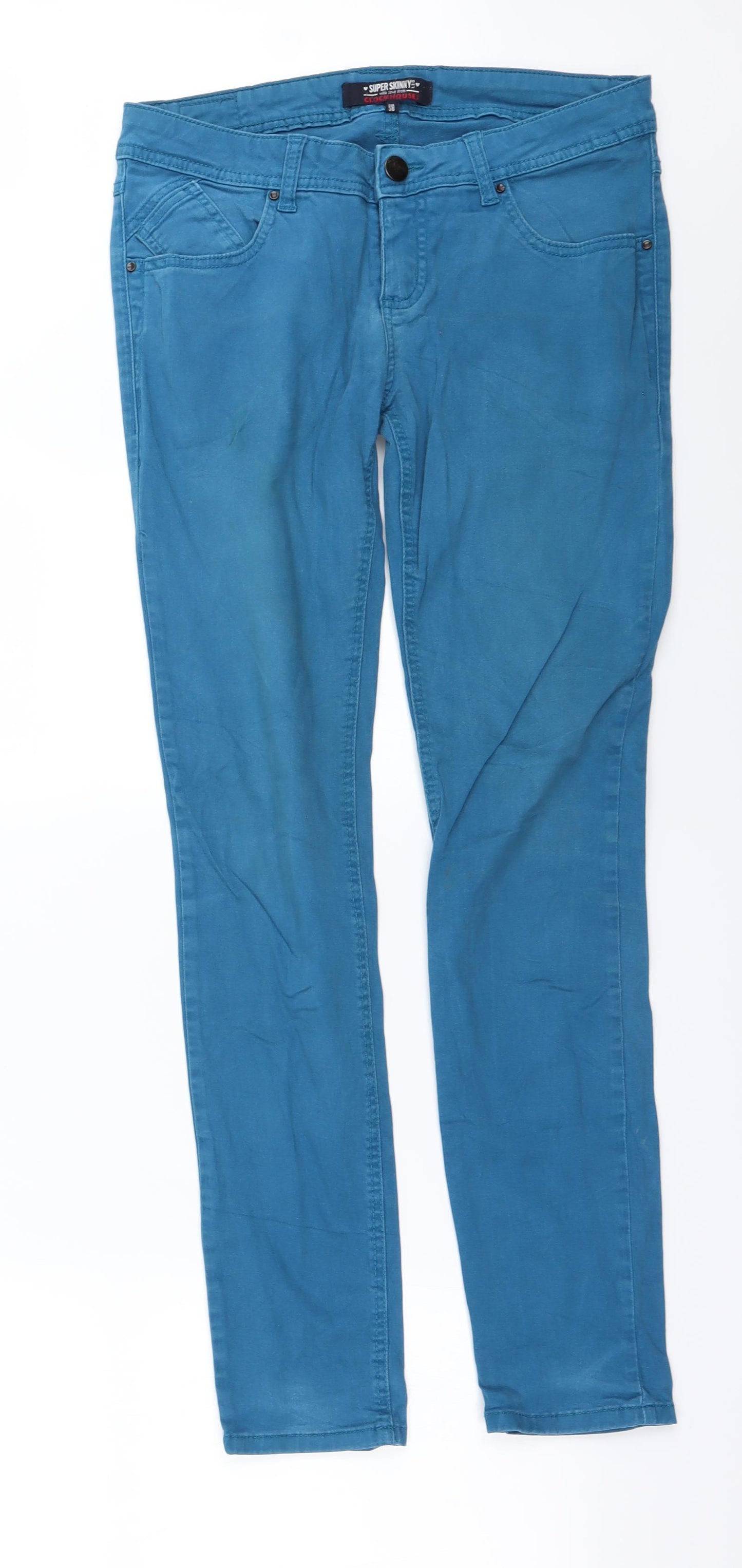 Preworn Womens Blue   Skinny Jeans Size 10 L28 in