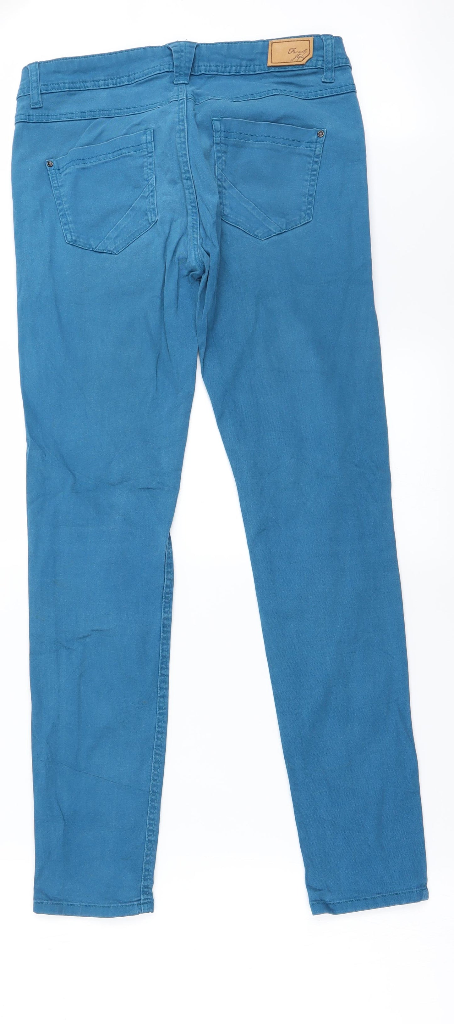 Preworn Womens Blue   Skinny Jeans Size 10 L28 in