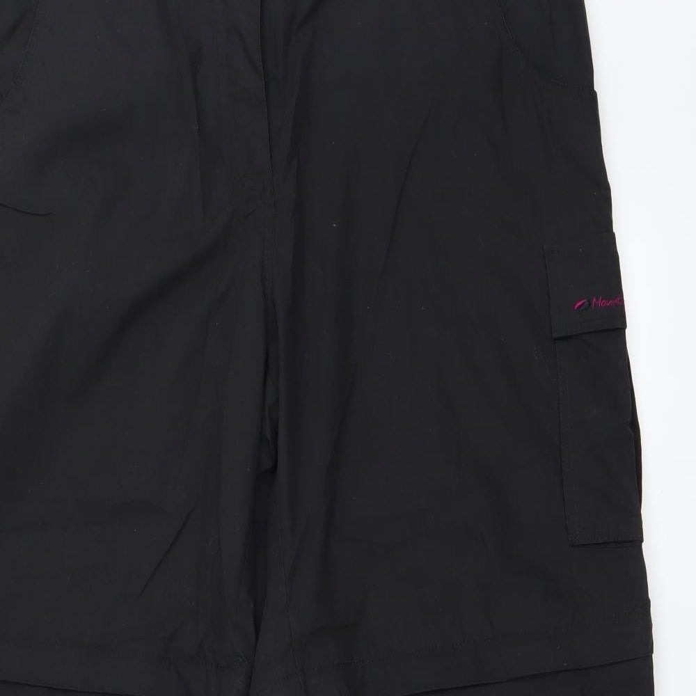 Mountain Life Womens Black   Trousers  Size 18 L25 in