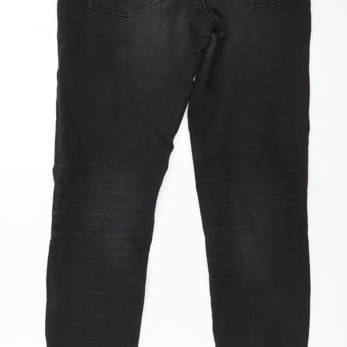 Preworn Womens Black   Mom Jeans Size 31 in L27 in