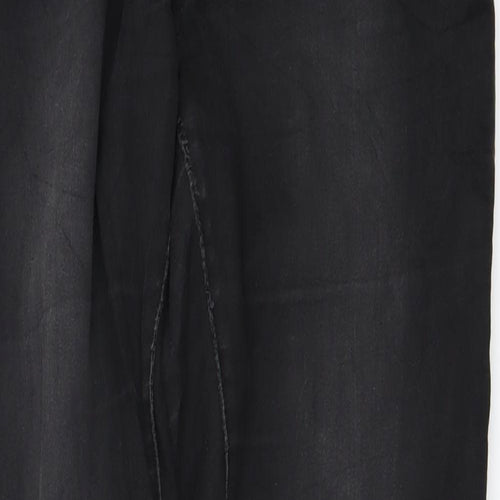 Preworn Womens Black   Mom Jeans Size 31 in L27 in