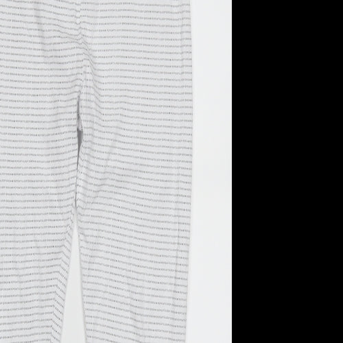 George Girls White   Sweatpants Trousers Size 10-11 Years - Eat Sleep Dream Repeat Loungeear