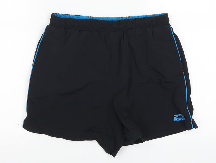 Slazenger Boys Black   Utility Shorts Size 11-12 Years