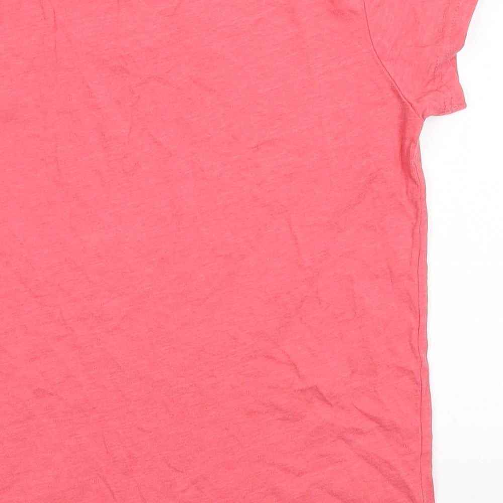 Animal Girls Pink   Basic T-Shirt Size 7-8 Years  - Pineapple Watermelon