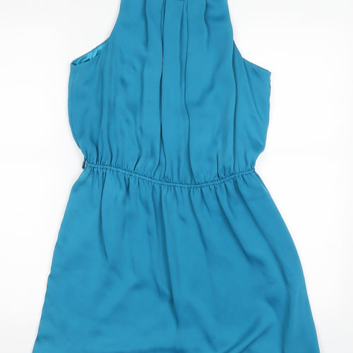 New Look Womens Blue   Skater Dress  Size 14