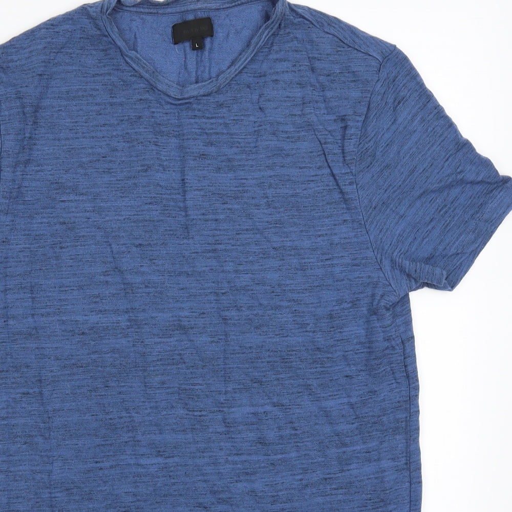 River Island Mens Blue    T-Shirt Size L