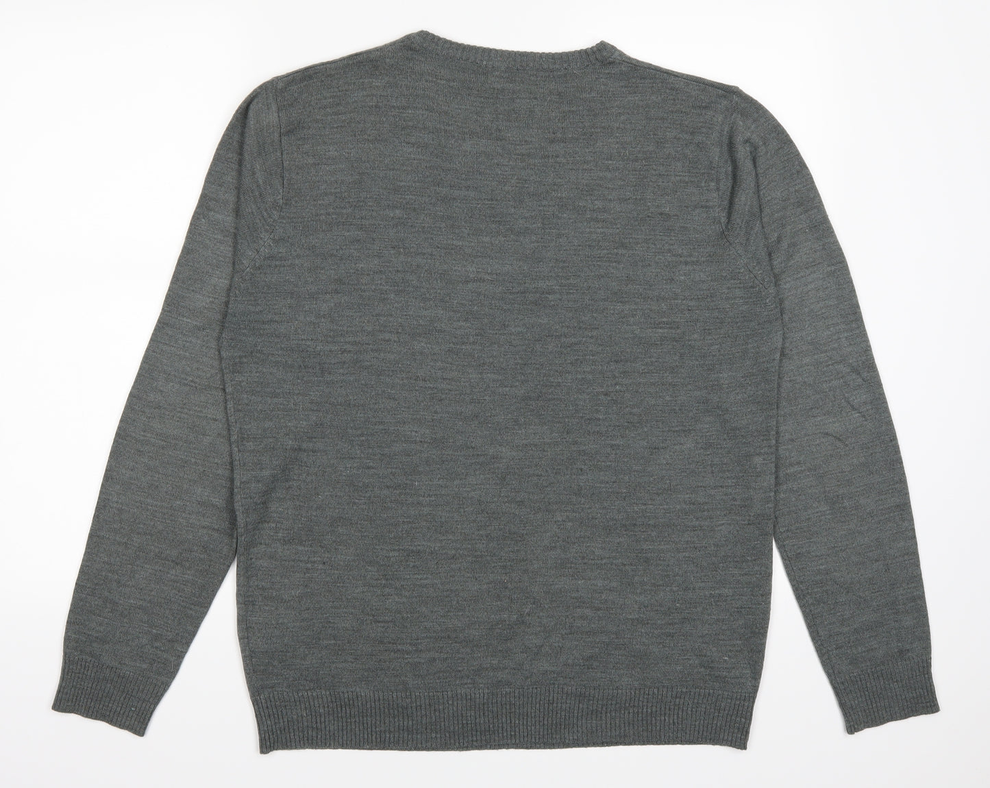 Brave Soul Mens Grey   Pullover Jumper Size XL