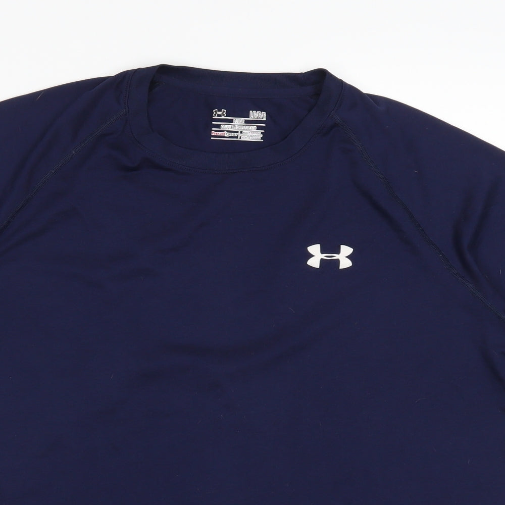 Under armour Mens Blue    T-Shirt Size L