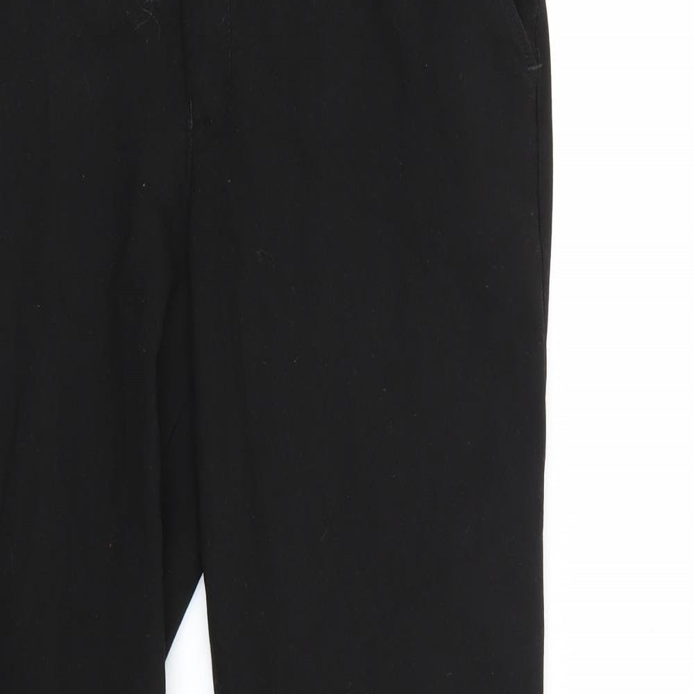 Marks and Spencer Boys Black   Capri Trousers Size 13 Years