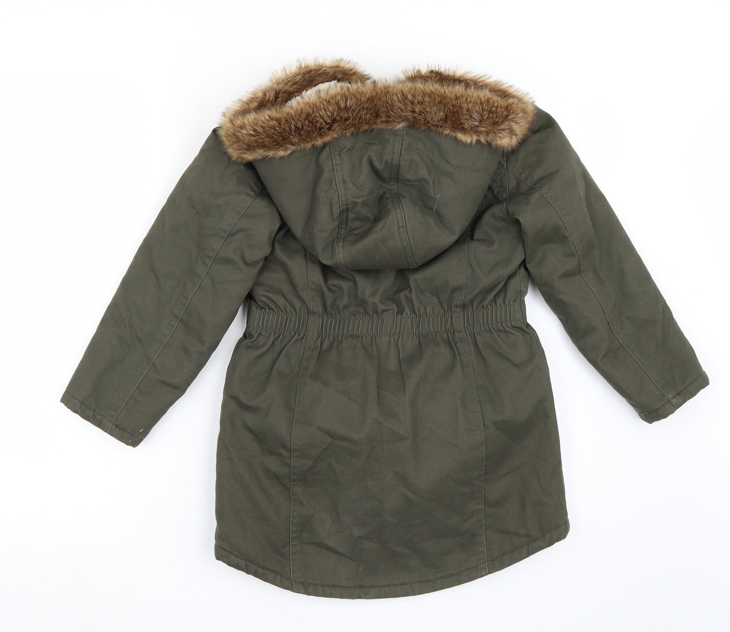 Marks and Spencer Girls Green   Jacket Coat Size 6-7 Years