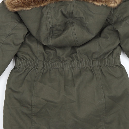 Marks and Spencer Girls Green   Jacket Coat Size 6-7 Years