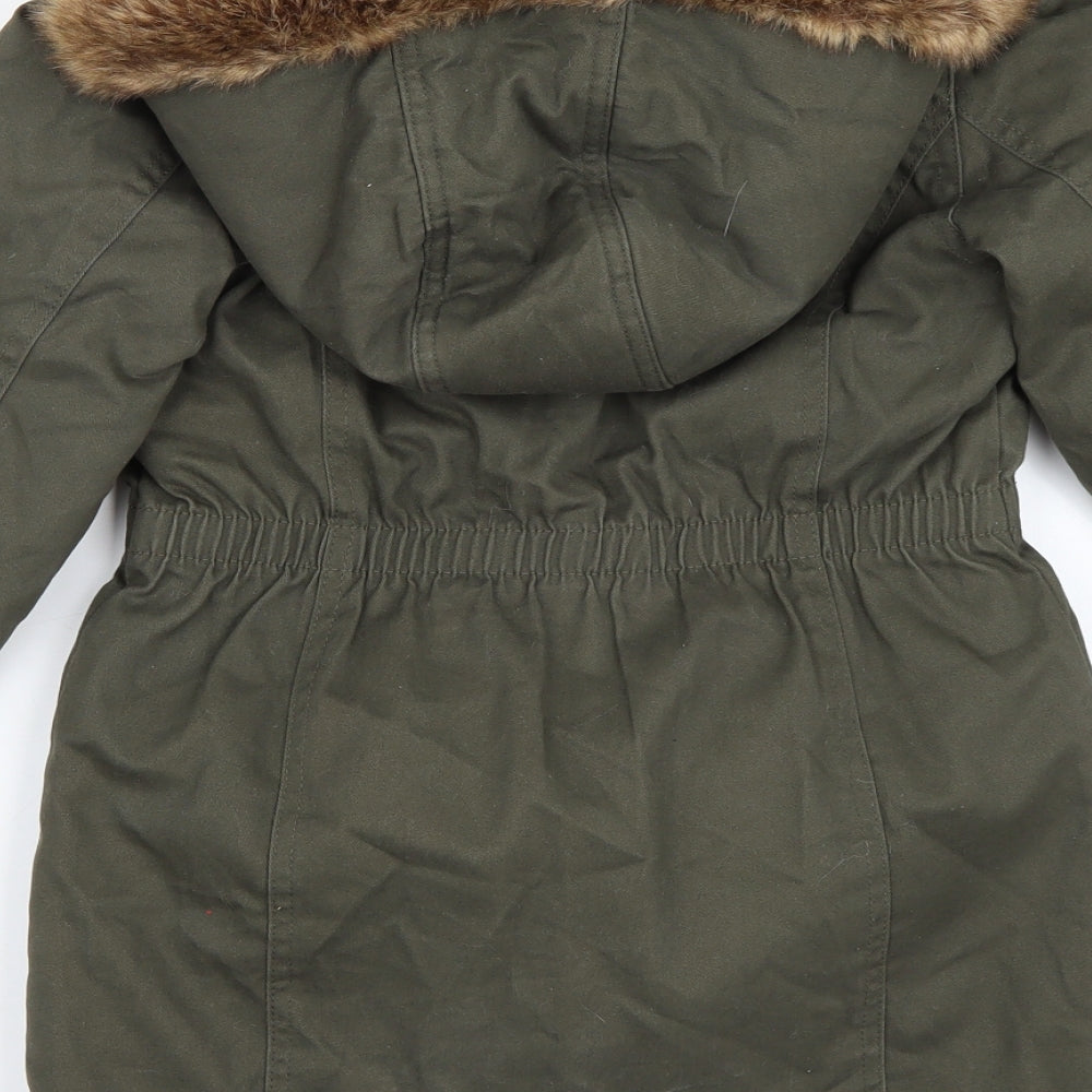 Marks and Spencer Girls Green   Jacket Coat Size 6-7 Years