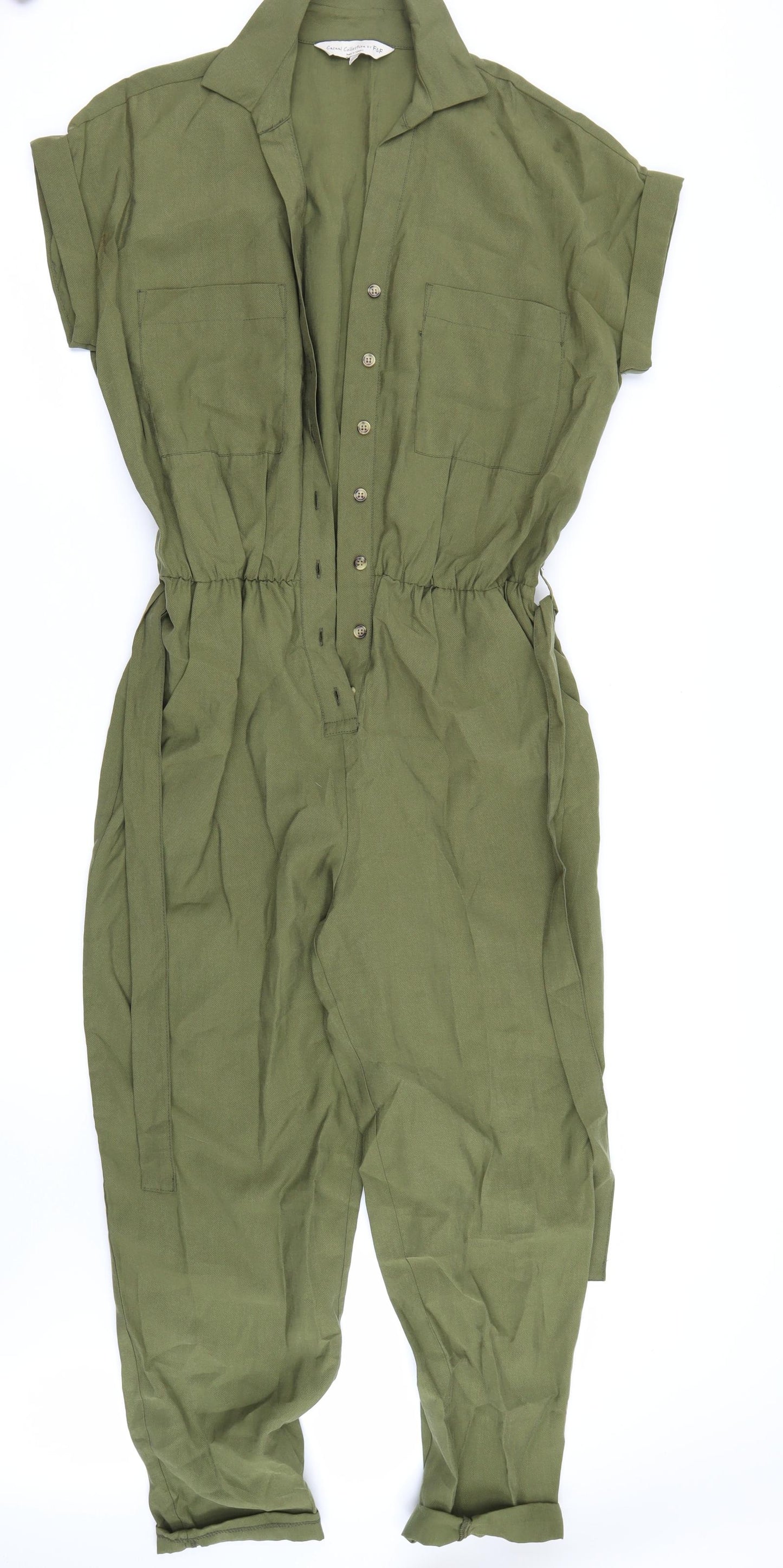 F&F Womens Green   Jumpsuit One-Piece Size 10