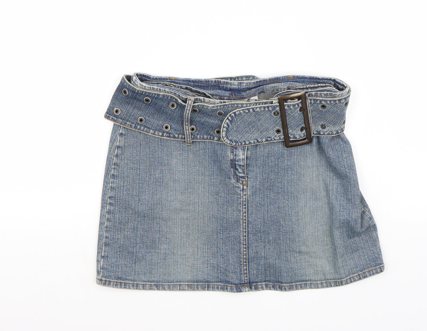 Shark Womens Blue   A-Line Skirt Size 12