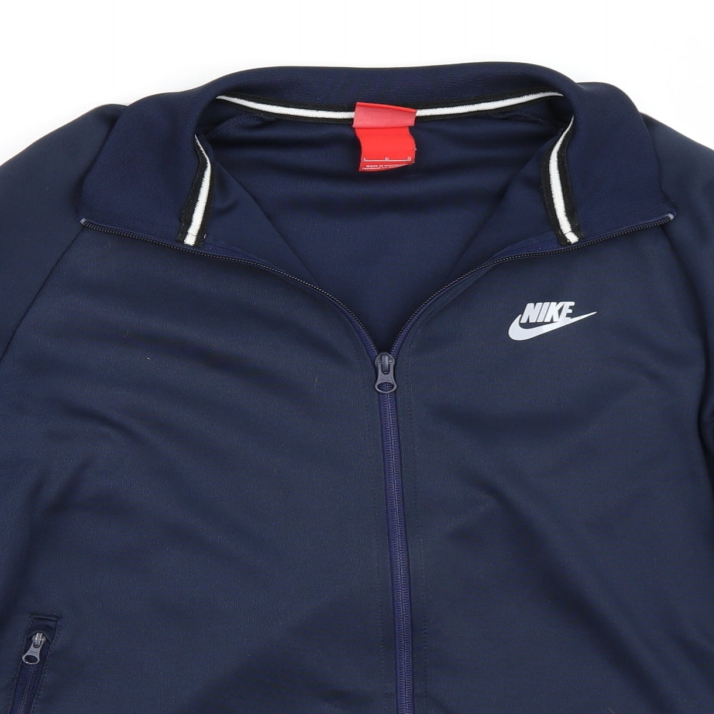 Nike Mens Blue   Jacket Coat Size L