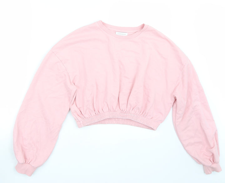 Topshop Womens Pink Pullover Jumper Size S