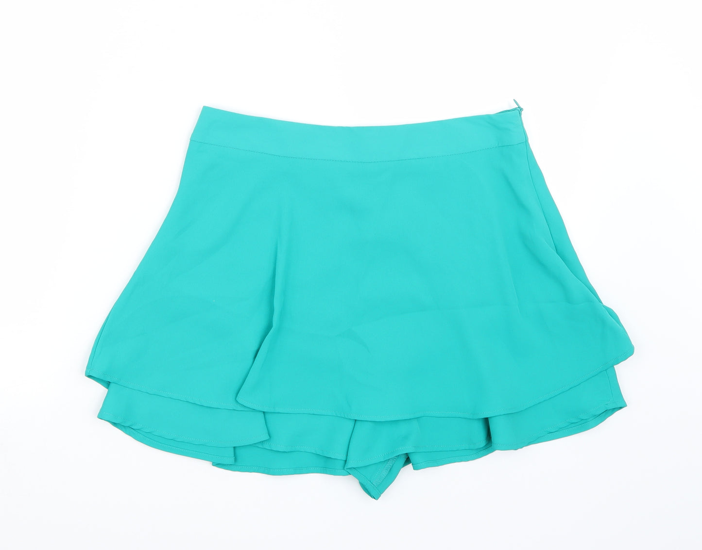 Zara Womens Green   A-Line Skirt Size M