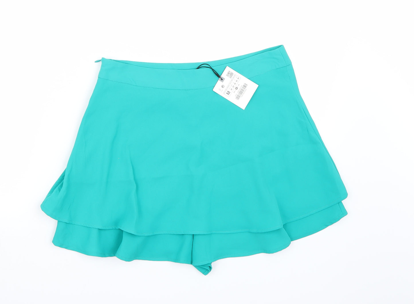 Zara Womens Green   A-Line Skirt Size M
