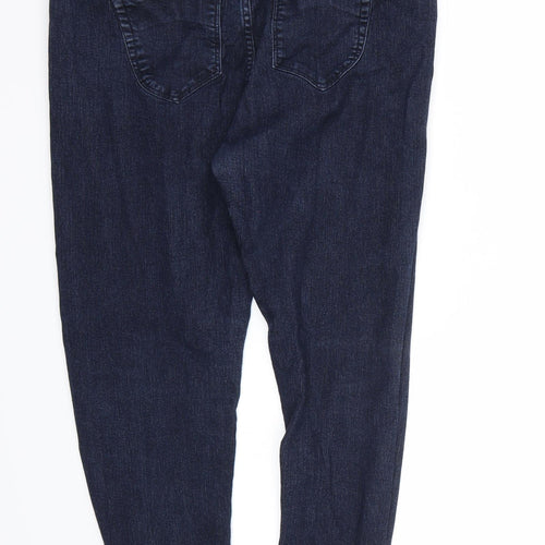 Denim & Co. Womens Blue   Cropped Jeans Size 16 L26 in