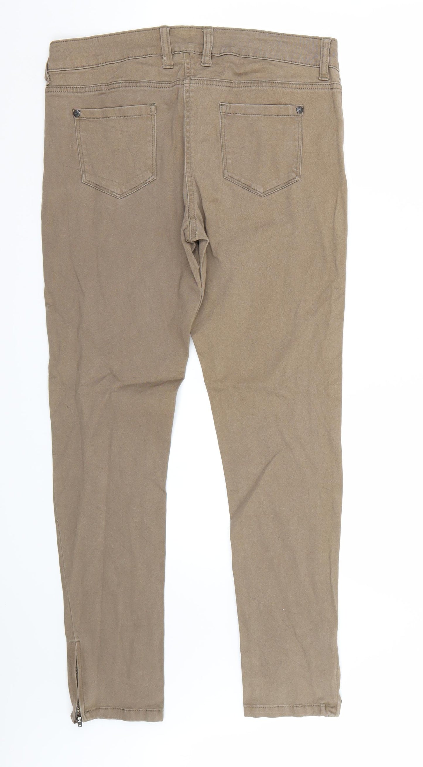 ESMARA Womens Brown   Straight Jeans Size 14 L30 in