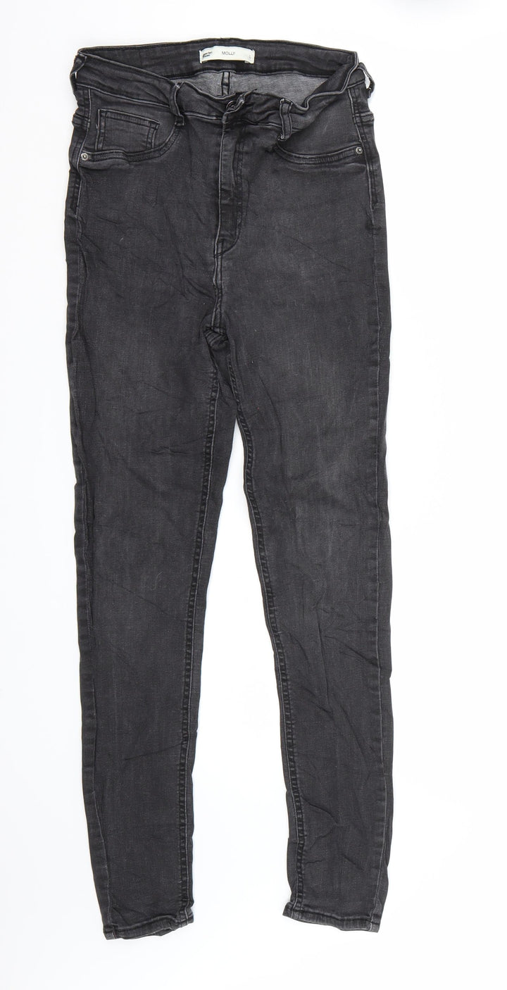Molly  Womens Black   Skinny Jeans Size L L27 in