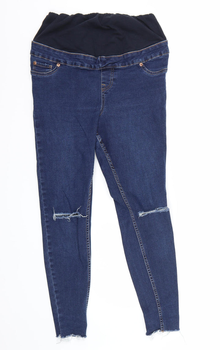 Newlook Womens Blue   Straight Jeans Size 10 L26 in
