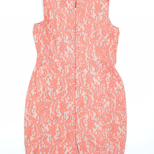 Warehouse Womens Orange   A-Line  Size 12
