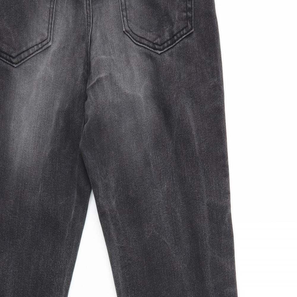 Preworn Womens Grey  Denim Skinny Jeans Size 8 L28 in