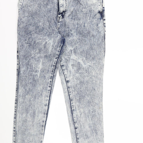 Boohoo Womens Beige  Denim Mom Jeans Size 12 L26 in