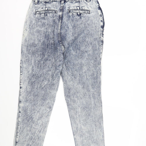 Boohoo Womens Beige  Denim Mom Jeans Size 12 L26 in