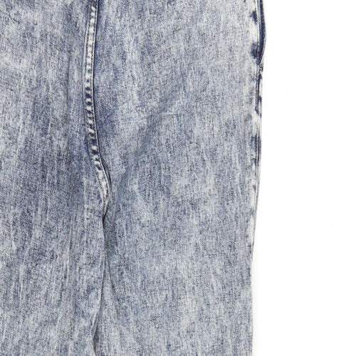 Boohoo Womens Beige  Denim Mom Jeans Size 12 L26 in