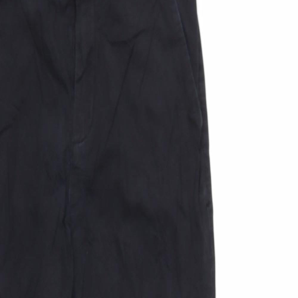 H&M Womens Black   Trousers  Size 6 L29 in