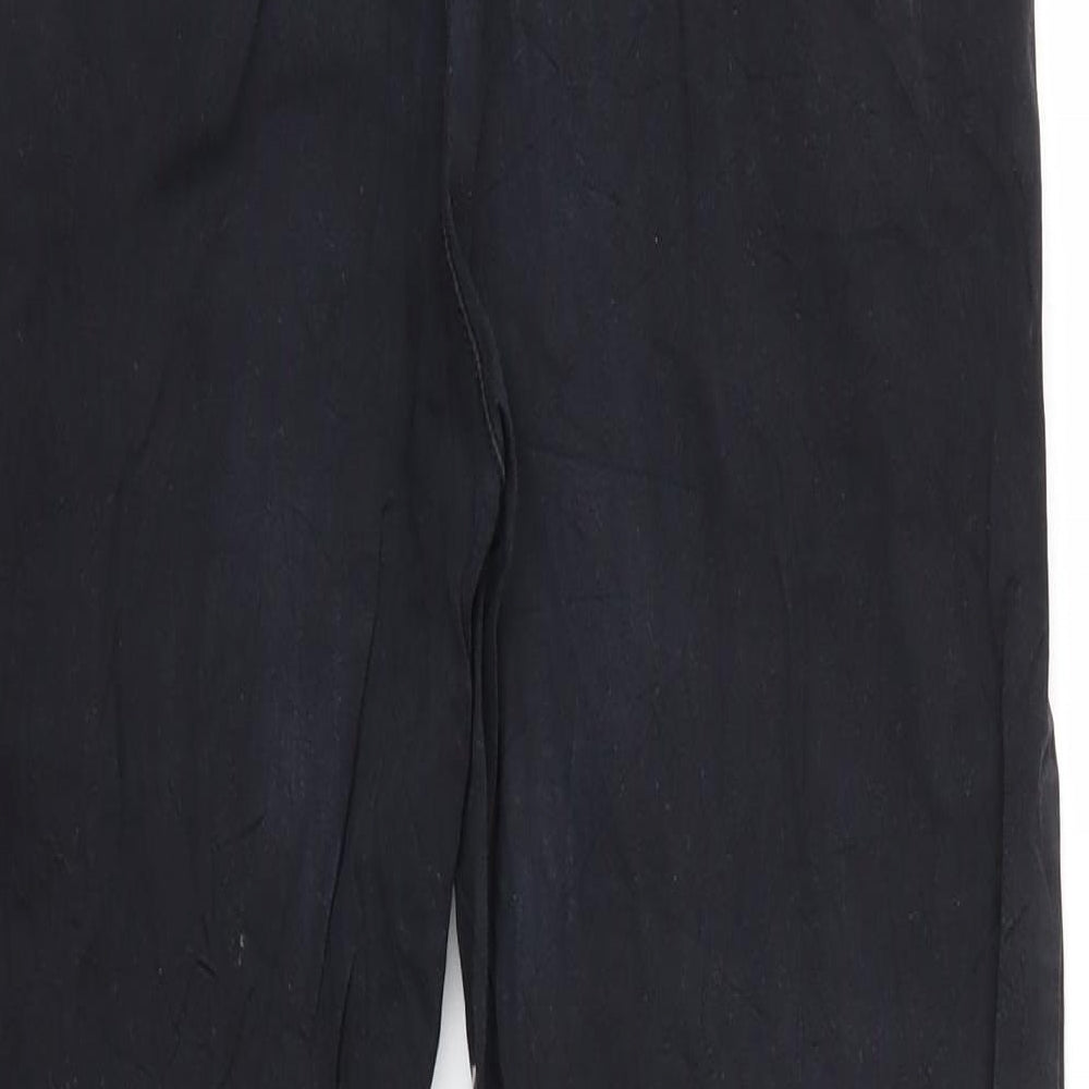H&M Womens Black   Trousers  Size 6 L29 in