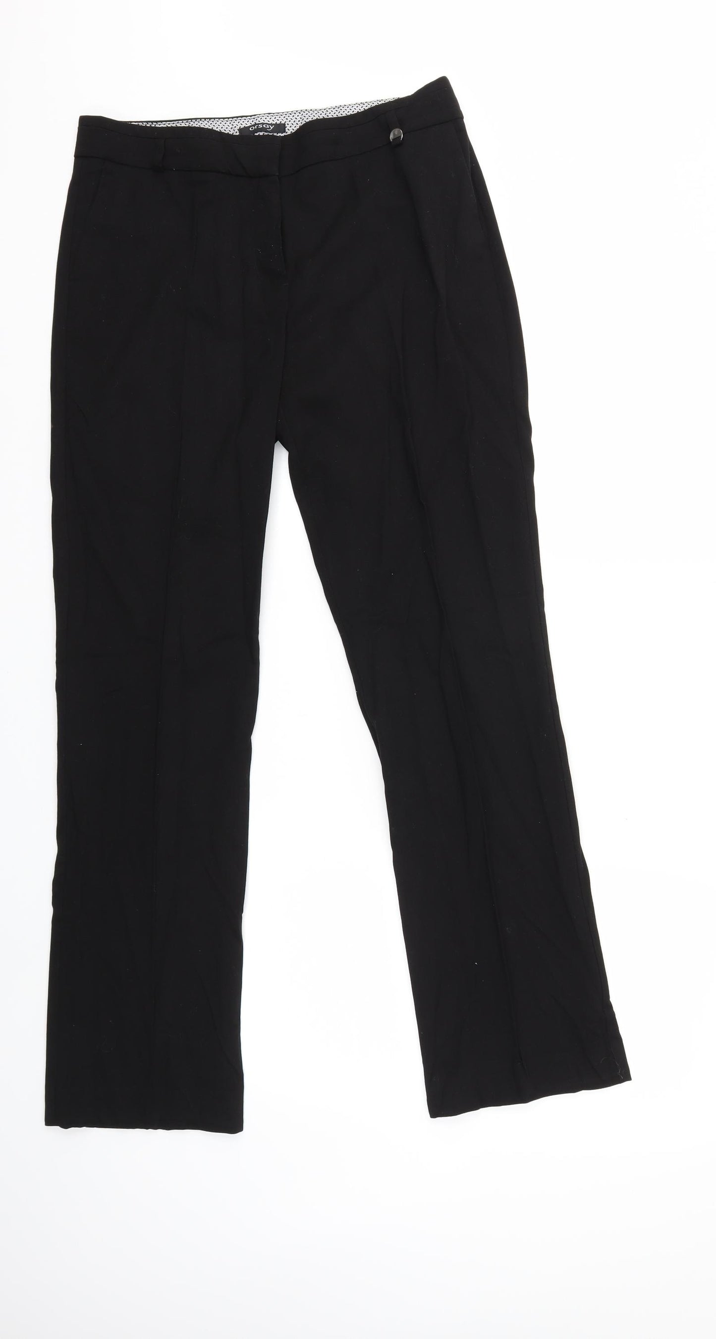 ORSAY Womens Black   Trousers  Size 10 L29 in