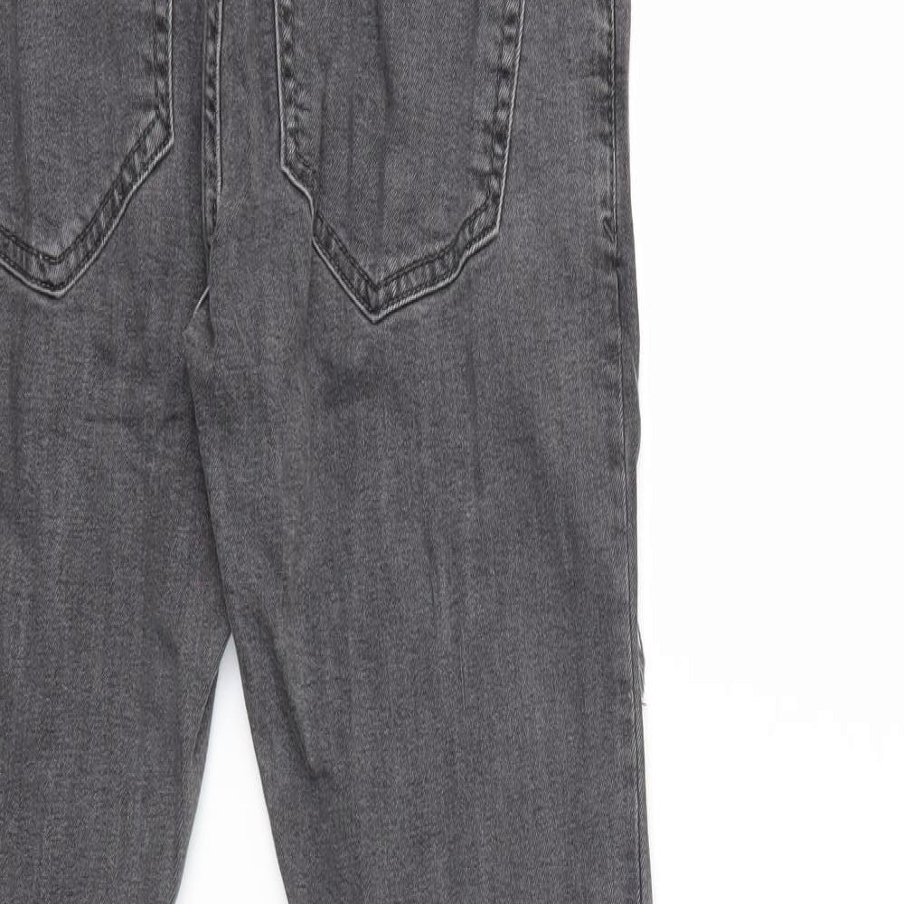 New Look Mens Grey  Denim Skinny Jeans Size 32 in L30 in