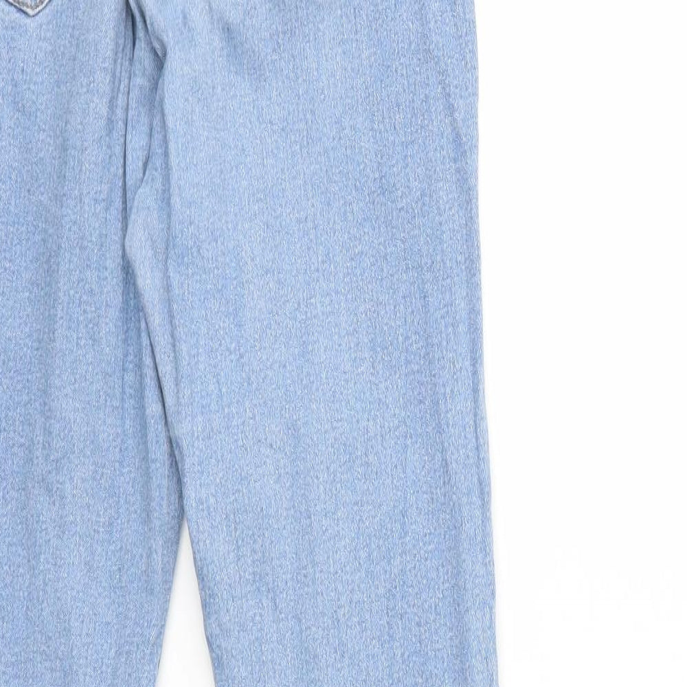 Bershka Womens Blue  Denim Skinny Jeans Size 8 L28 in