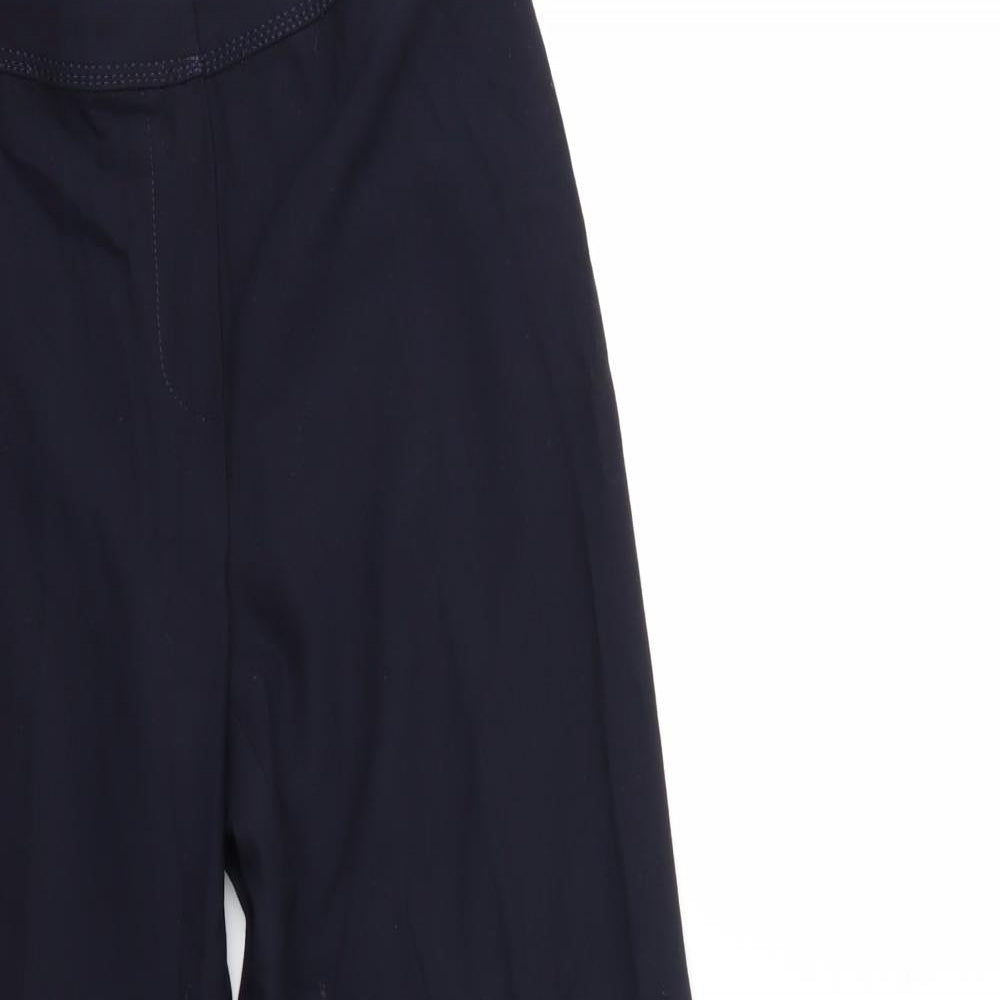 Marks and Spencer Womens Blue   Trousers  Size 8 L26 in