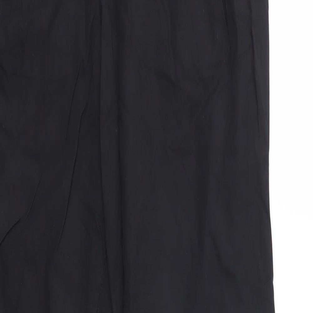 H&M Womens Black   Cargo Trousers Size 6 L32 in