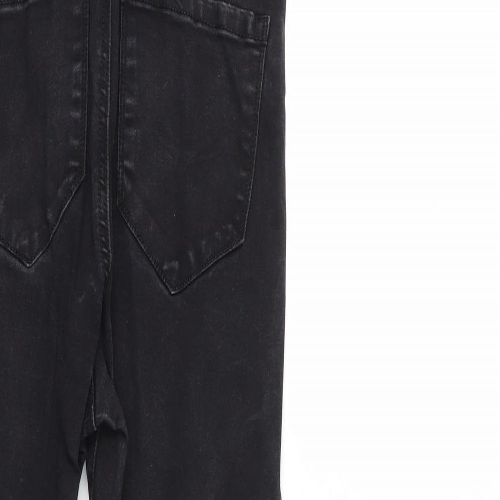 Denim & Co. Womens Black  Denim Skinny Jeans Size 10 L25 in