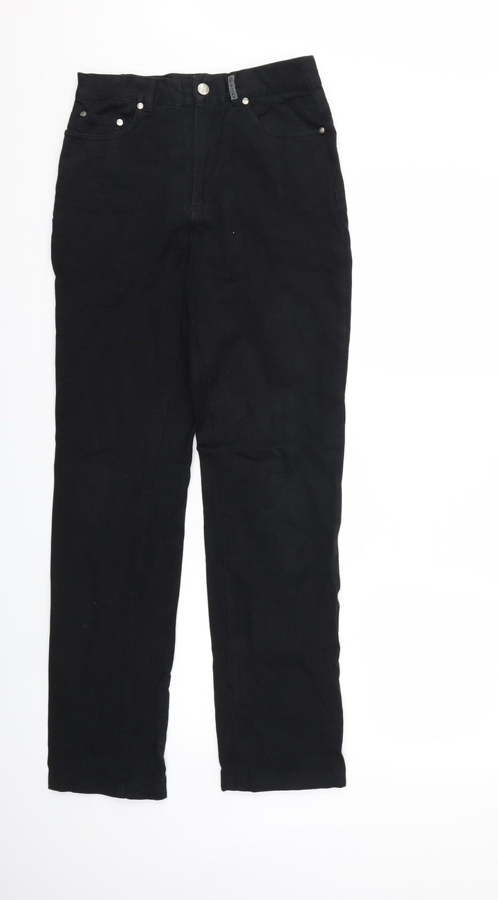 SAND Womens Black  Denim Straight Jeans Size 28 in L30 in