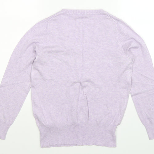 Marks and Spencer Womens Purple  Knit Pullover Jumper Size 12
