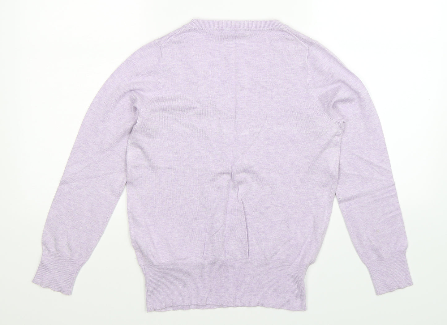 Marks and Spencer Womens Purple  Knit Pullover Jumper Size 12